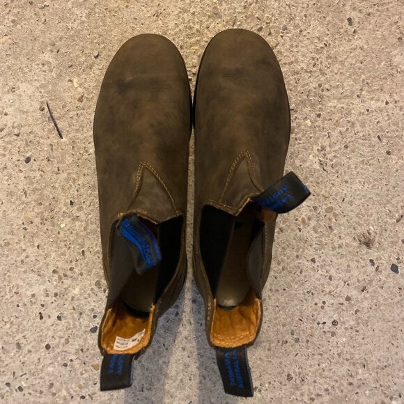 NWOT Blundstones Men's All-Terrain Thermal Chelsea Boots - Rustic Brown - Picture 2 of 4